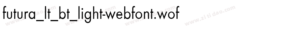 futura_lt_bt_light-webfont.woff字体转换