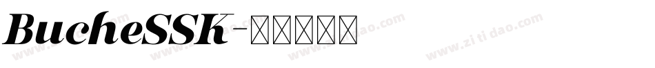 BucheSSK字体转换