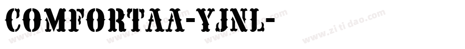 Comfortaa-YJnL字体转换