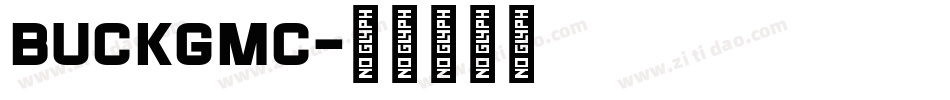 buckgmc字体转换