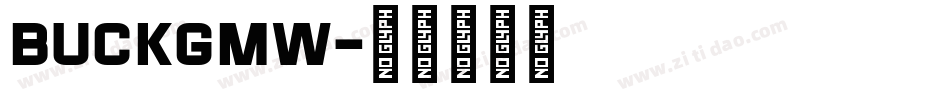 buckgmw字体转换