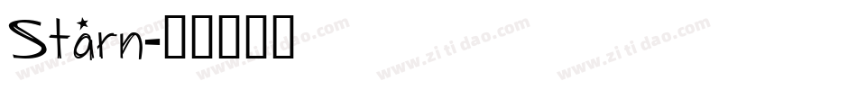 Starn字体转换
