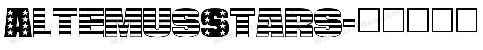 AltemusStars字体转换