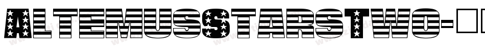 AltemusStarsTwo字体转换
