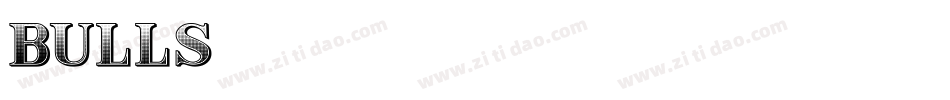 Bulls字体转换