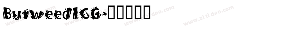 BurweedICG字体转换