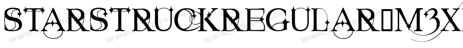StarstruckRegular-M3Xr字体转换