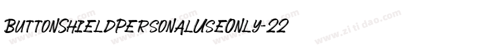 ButtonShieldPersonalUseOnly-22ww字体转换 ButtonShieldPersonalUseOnly-22ww字体转换