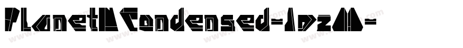 PlanetNCondensed-1gzM字体转换