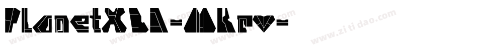 PlanetX3D-MKrv字体转换