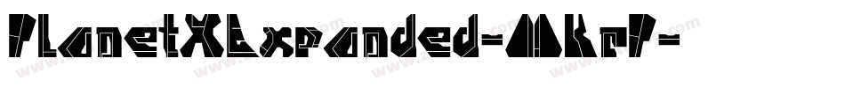 PlanetXExpanded-MKrP字体转换