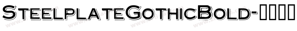 SteelplateGothicBold字体转换