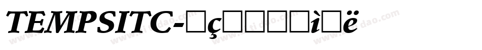 TEMPSITC字体转换