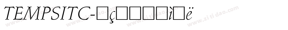 TEMPSITC字体转换