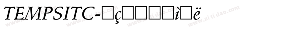TEMPSITC字体转换