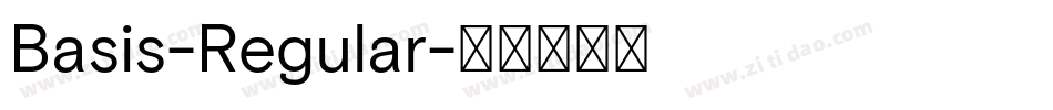 Basis-Regular字体转换