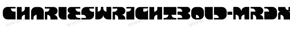 CharlesWrightBold-MRDx字体转换