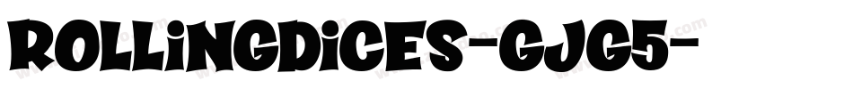 Rollingdices-gJg5字体转换
