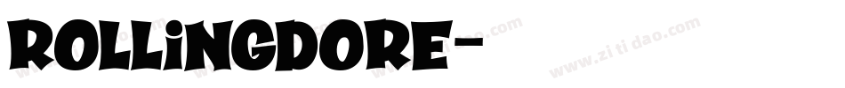 Rollingdore字体转换
