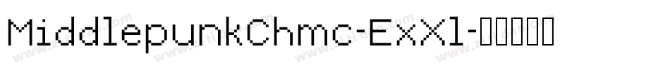 MiddlepunkChmc-ExXl字体转换