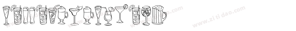 KiddieCocktails字体转换