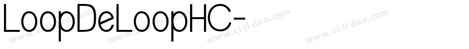 LoopDeLoopHC字体转换