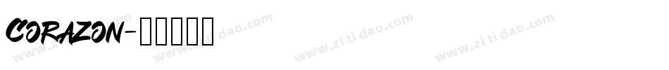 Corazon字体转换