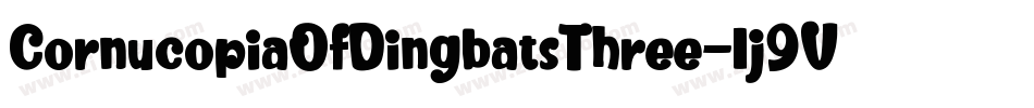 CornucopiaOfDingbatsThree-lj9V字体转换