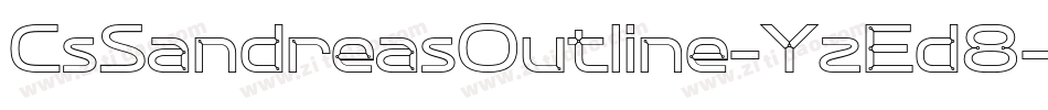 CsSandreasOutline-YzEd8字体转换