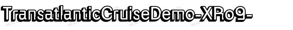 TransatlanticCruiseDemo-XRo9字体转换