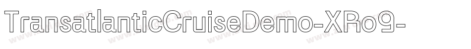 TransatlanticCruiseDemo-XRo9字体转换