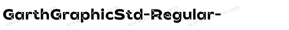 GarthGraphicStd-Regular字体转换