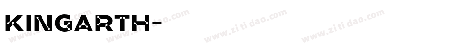 KINGARTH字体转换