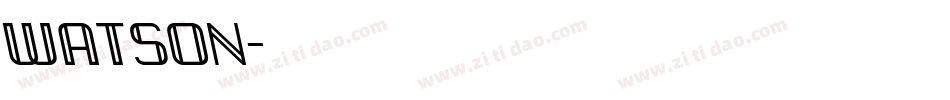 WATSON字体转换