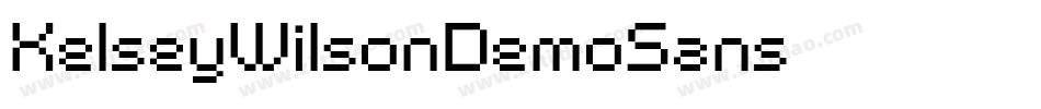 KelseyWilsonDemoSans-2转换器字体转换