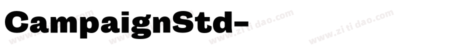 CampaignStd字体转换