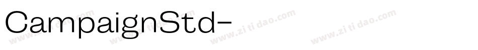 CampaignStd字体转换