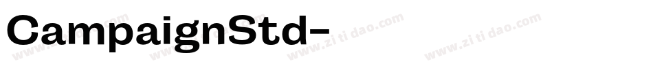 CampaignStd字体转换
