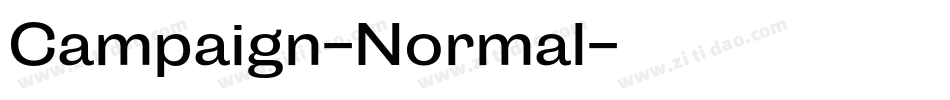 Campaign-Normal字体转换