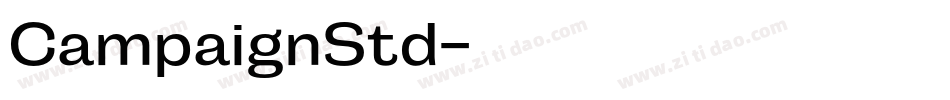 CampaignStd字体转换