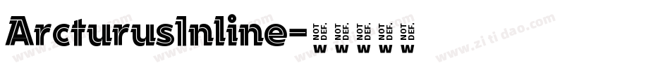 ArcturusInline字体转换