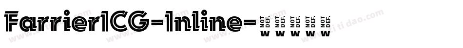 FarrierICG-Inline字体转换