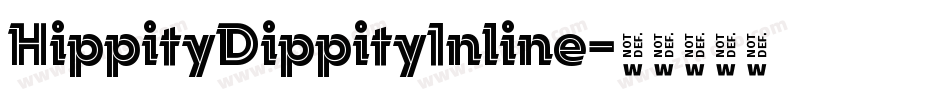 HippityDippityInline字体转换
