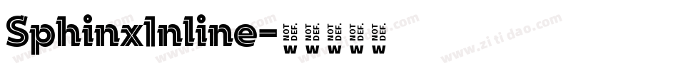 SphinxInline字体转换