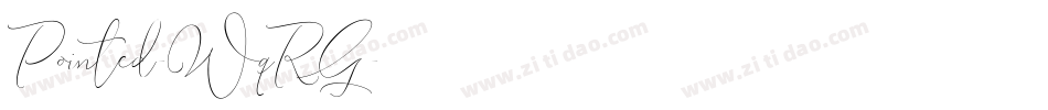 Pointed-WqRG字体转换