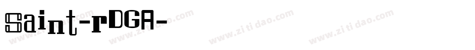 Saint-rDGA字体转换