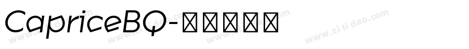 CapriceBQ字体转换