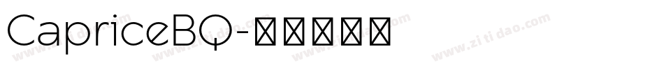 CapriceBQ字体转换