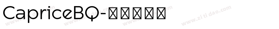 CapriceBQ字体转换