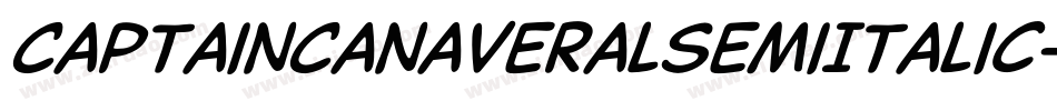 CaptainCanaveralsemiItalic-MaMY字体转换